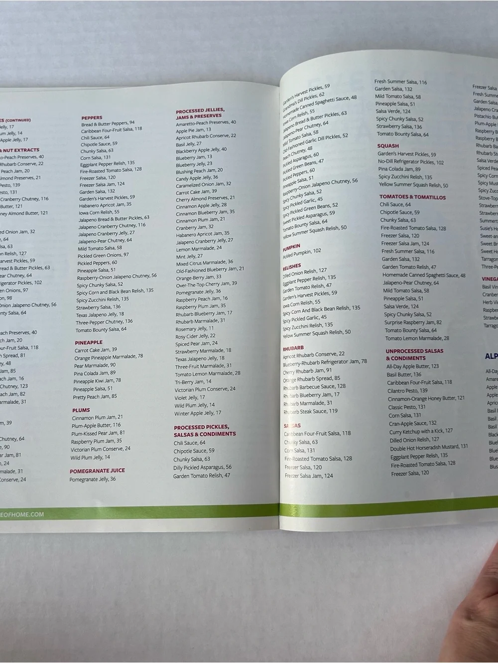 Taste of Home Canning & Preserving Magazine 2012 Recipes Preserves Jams Jellies